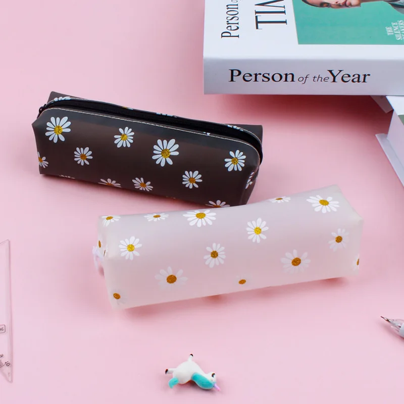 Flower Silica Gel Black Pencil Bag School PencilCases for Girls Student Stationery Pouch Cute Pencil Case Office Supplies
Flower Silica Gel Black Pencil Bag School PencilCases for Girls Student Stationery Pouch Cute Pencil Case Office Supplies