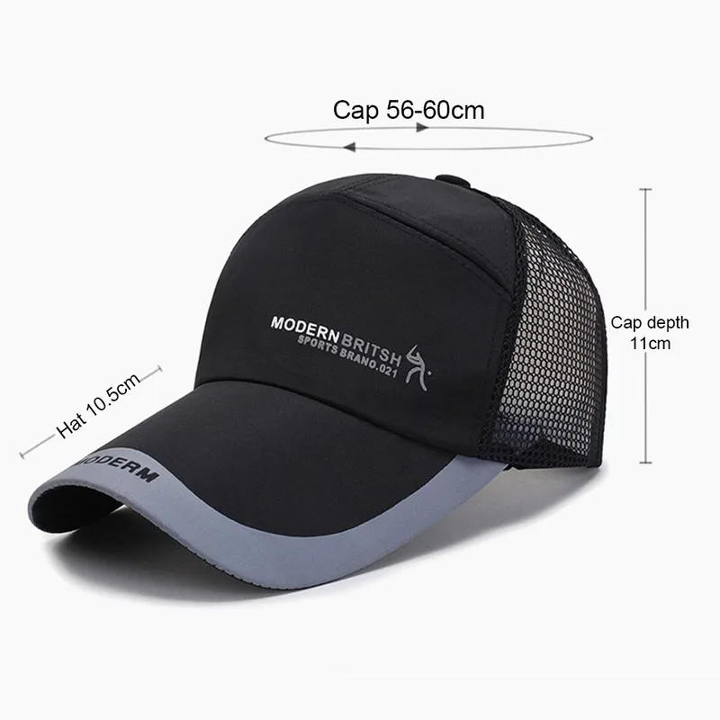 Summer balck Baseball Cap Men Women Quick Drying Baseball Hats Unisex Breathable Sports Cap Pure Color Snapback Hat
Summer balck Baseball Cap Men Women Quick Drying Baseball Hats Unisex Breathable Sports Cap Pure Color Snapback Hat