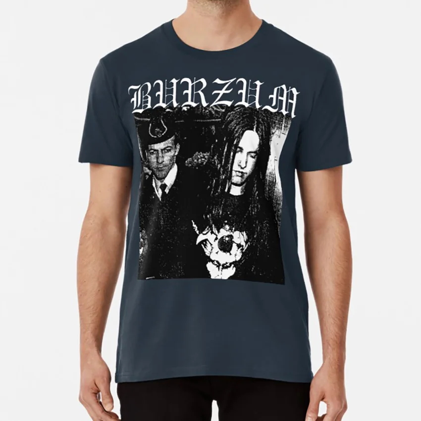 Фото Burzum корт футболка burzum bathory gorgoroth darkthrone dark throne black metal dsbm norwean varg|Мужские футболки| |