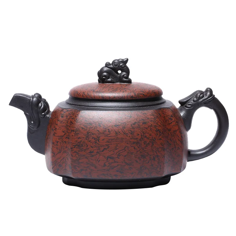 Глиняный квартеровый чайник с драконом Zisha Чайник из исинской глины ручной работы горшок кунг-фу чайная фиолетовая глина Посуда для питья з...
Глиняный квартеровый чайник с драконом Zisha Чайник из исинской глины ручной работы горшок кунг-фу чайная фиолетовая глина Посуда для питья з...