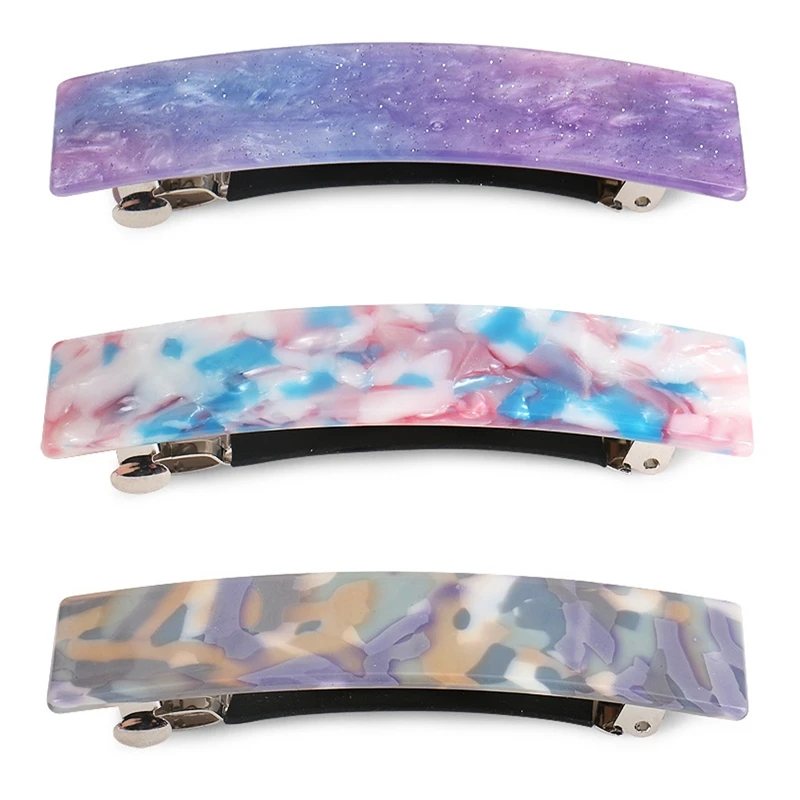 3Pcs Tortoise Shell Hair Barrettes Clips For Women Small Rectangular Automatic Hair Clip Barrette Gift
3Pcs Tortoise Shell Hair Barrettes Clips For Women Small Rectangular Automatic Hair Clip Barrette Gift