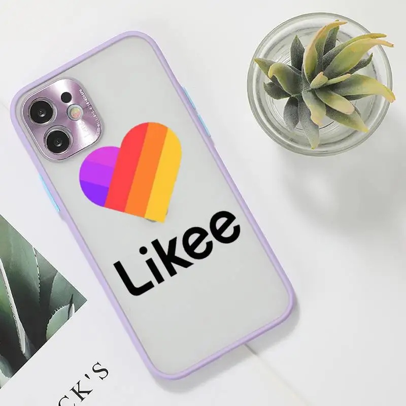 likee Phone Case purple matte transparent For iPhone 7 8 x xs xr 11 12 pro plus max mini Clear Funda
likee Phone Case purple matte transparent For iPhone 7 8 x xs xr 11 12 pro plus max mini Clear Funda