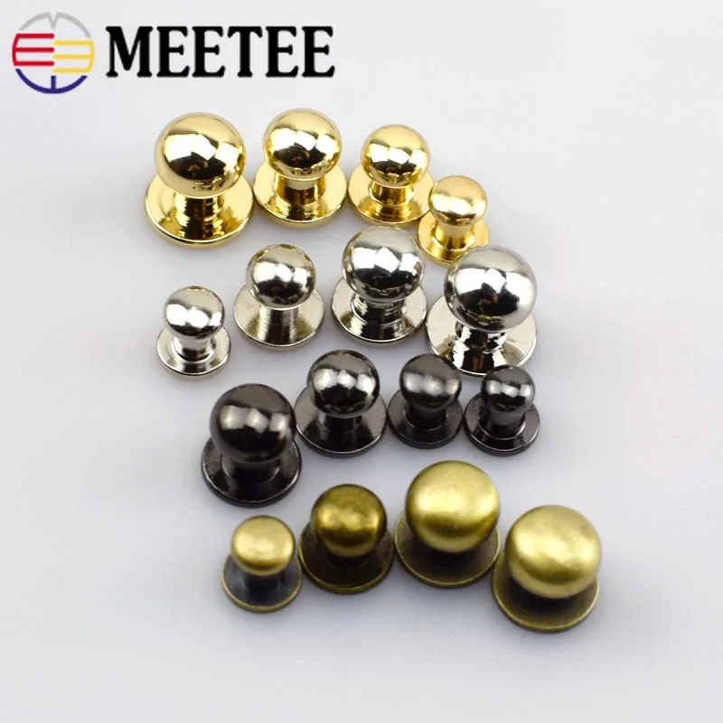 10Pcs Round Head Screw Studs Metal Buckles Button Nail Rivet Wallet Belt Fastner Clasp DIY Leather Craft Bag Accessories 
10Pcs Round Head Screw Studs Metal Buckles Button Nail Rivet Wallet Belt Fastner Clasp DIY Leather Craft Bag Accessories