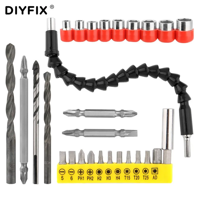 Electric Drill Bit Hand socket drill hand accessories kit twist drill set charging drill matching combination Flexible Shaft
Electric Drill Bit Hand socket drill hand accessories kit twist drill set charging drill matching combination Flexible Shaft