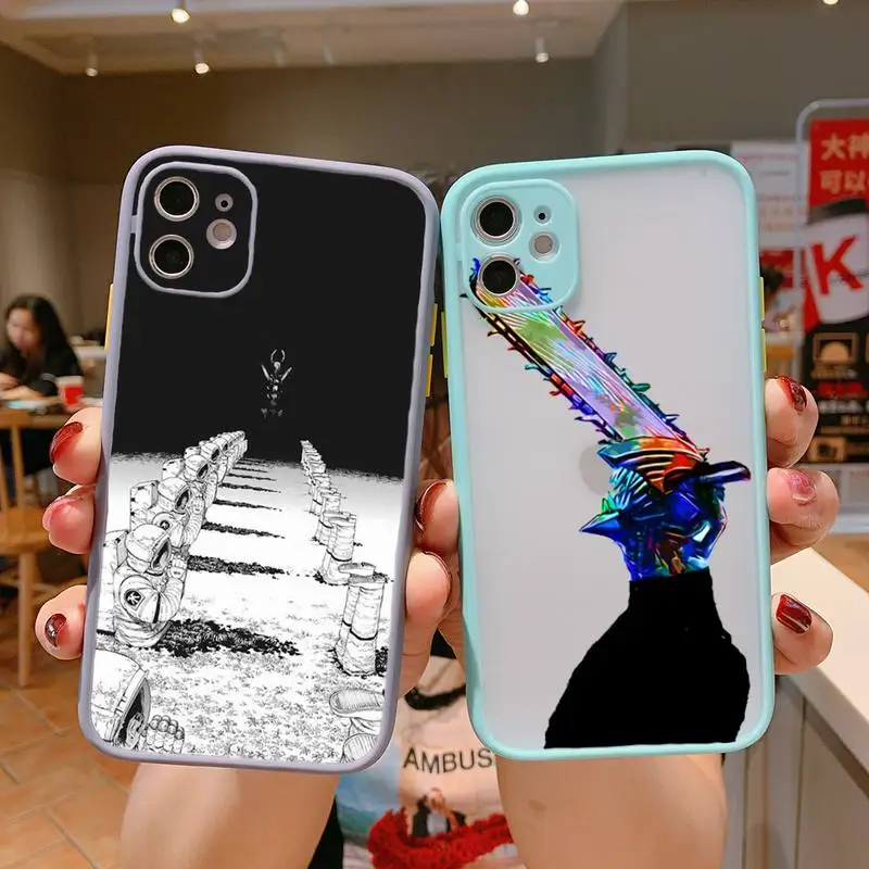 Chainsaw Man Phone Case For iPhone 13 12 11 Mini Pro XR XS Max 7 8 Plus X Matte transparent Gray Back Cover
Chainsaw Man Phone Case For iPhone 13 12 11 Mini Pro XR XS Max 7 8 Plus X Matte transparent Gray Back Cover