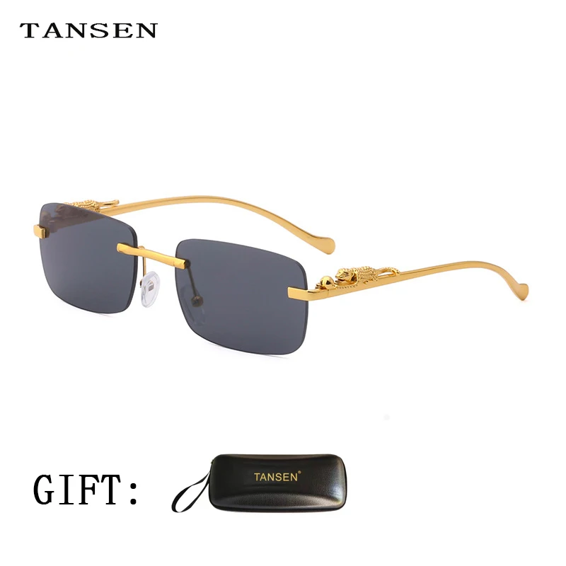 Очки солнцезащитные мужские и женские без оправы, модные маленькие квадратные солнечные очки с леопардовым принтом, в металлической оправе...
Очки солнцезащитные мужские и женские без оправы, модные маленькие квадратные солнечные очки с леопардовым принтом, в металлической оправе...