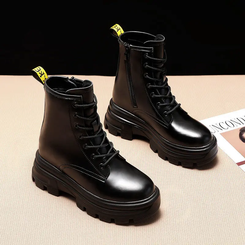 Обувь в западном стиле; Женские ботильоны; Круглый носок, толстая подошва, женские сапоги на платформе, удобные зимние ботинки для женщин; Зи...
Обувь в западном стиле; Женские ботильоны; Круглый носок, толстая подошва, женские сапоги на платформе, удобные зимние ботинки для женщин; Зи...