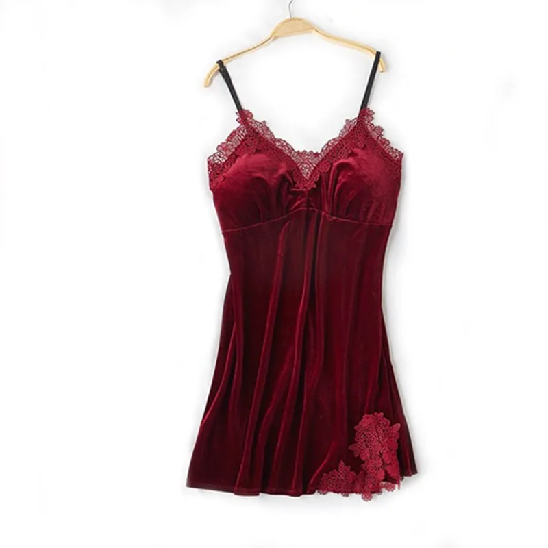 Velour Suspender Nightdress Lady Lace Chemise Nightgown Spring Female Dressing Gown Sexy V-Neck Intimate Nightwear Backless Robe
Velour Suspender Nightdress Lady Lace Chemise Nightgown Spring Female Dressing Gown Sexy V-Neck Intimate Nightwear Backless Robe