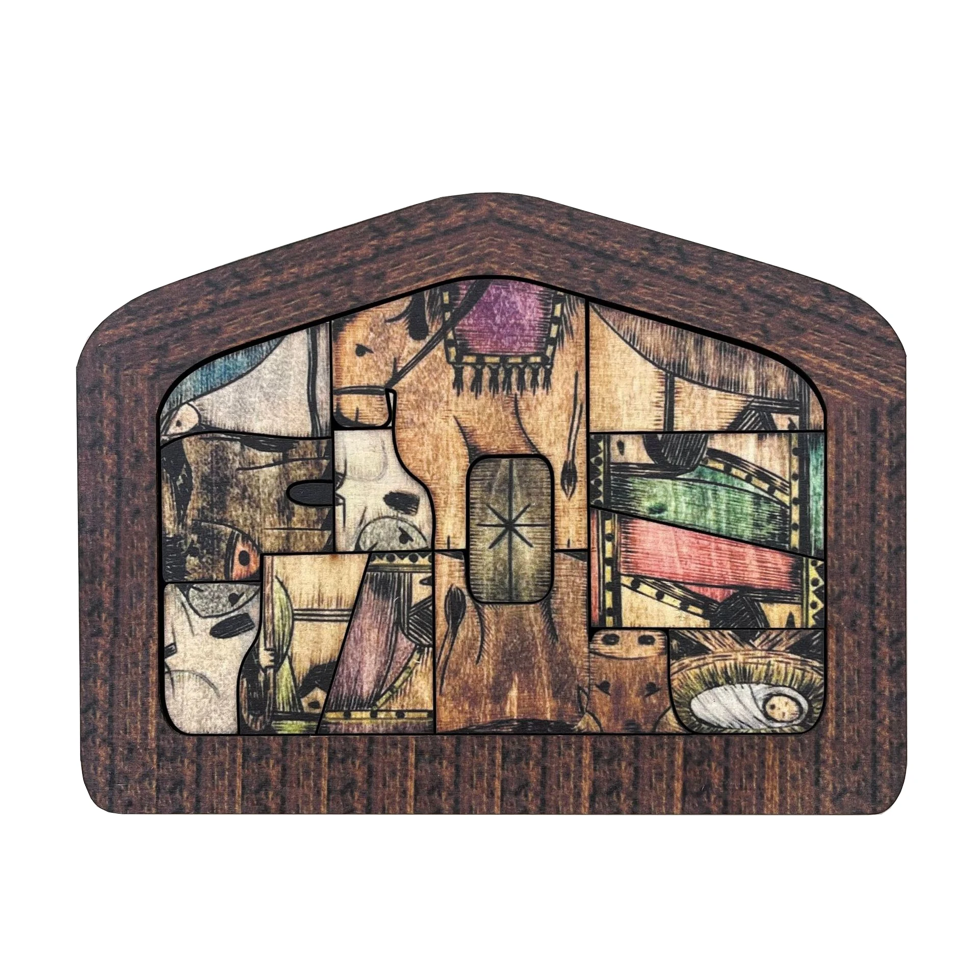 Wooden Jesus Desktop Decorations Puzzles Of The Birth Of Christ Children's Toys For Living Room Crafts
Wooden Jesus Desktop Decorations Puzzles Of The Birth Of Christ Children's Toys For Living Room Crafts