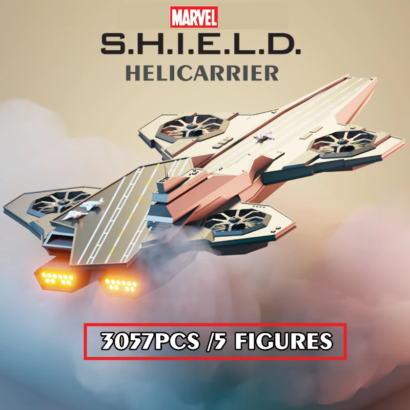 Marvel Avengers SHIELD Helicarrier Ironman Nick Fury Blackwidow Captain America Hawkeye 07043 Building Block Bricks Gift Kid Toy
Marvel Avengers SHIELD Helicarrier Ironman Nick Fury Blackwidow Captain America Hawkeye 07043 Building Block Bricks Gift Kid Toy