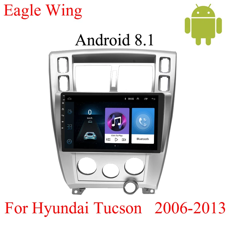 Автомагнитола для Hyundai Tucson 2006 2013 мультимедийный плеер на Android 8 1 автомобильный dvd