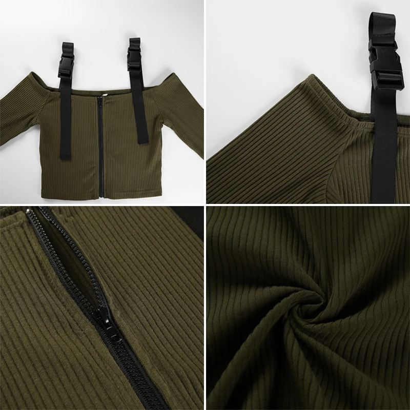 Korean T-Shirt Women Spring Autumn Long Sleeve Crop Top Shoulder Strap Fashion Feminina Knitted Cotton Black Sexy Short Tshirt
Korean T-Shirt Women Spring Autumn Long Sleeve Crop Top Shoulder Strap Fashion Feminina Knitted Cotton Black Sexy Short Tshirt