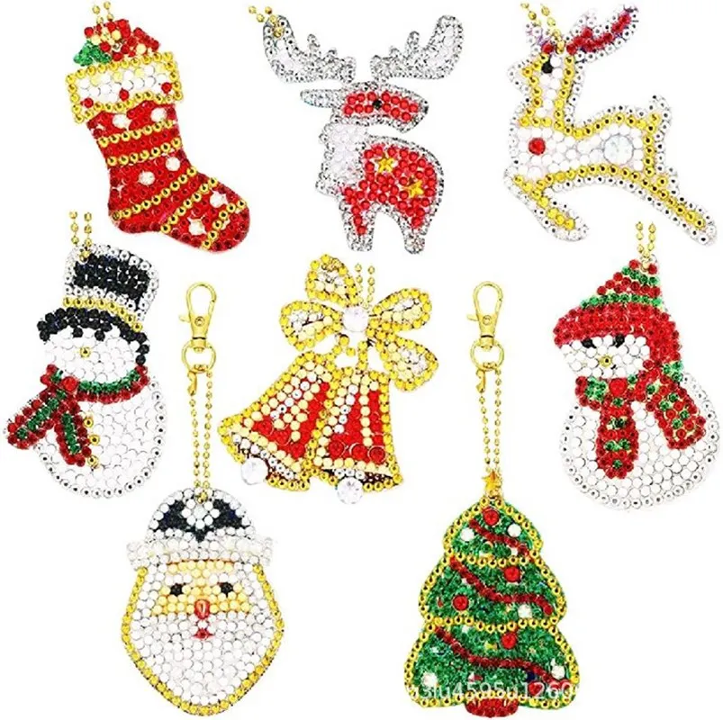 High Quality Key Chains 5D DIY Diamond Painting Keychains Special Shape Full Drill Diamond Embroidery Keyring Gift
High Quality Key Chains 5D DIY Diamond Painting Keychains Special Shape Full Drill Diamond Embroidery Keyring Gift