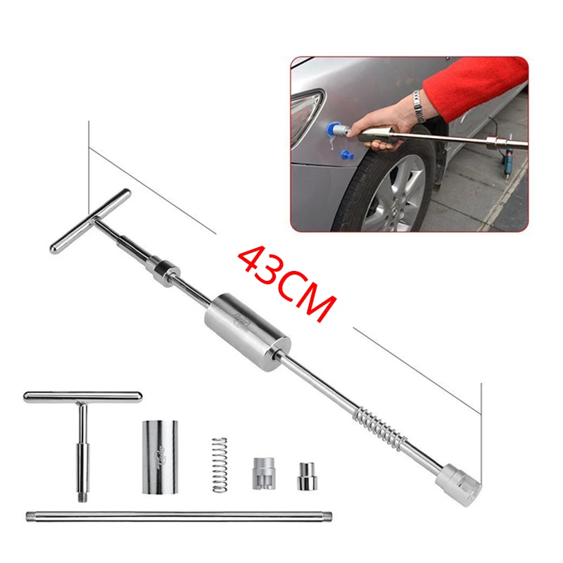 Tools Auto Repair Tool Car Dent Repair Dent Puller Kit 2 in 1 Slide Hammer Reverse Hammer Glue 43 cm long S
Tools Auto Repair Tool Car Dent Repair Dent Puller Kit 2 in 1 Slide Hammer Reverse Hammer Glue 43 cm long S