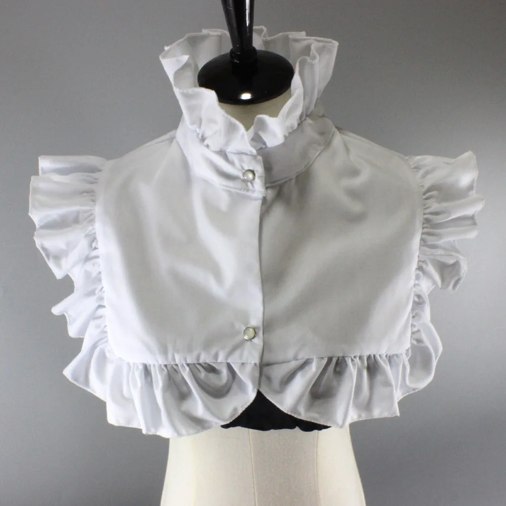 Cotton Ruffles Stand Fake Collars Women Half-Shirt Blouse Sweater Decorative Female Detachable Collar Necklace False Collar
Cotton Ruffles Stand Fake Collars Women Half-Shirt Blouse Sweater Decorative Female Detachable Collar Necklace False Collar