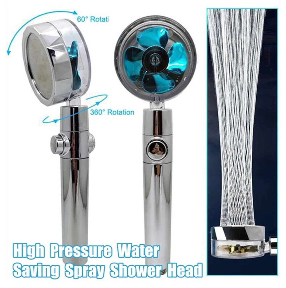 High Pressure Shower Head 360 Rotation Rain Spray Nozzle High Pressure Water Saving Bathroom Handheld Shower Head with Small Fan
High Pressure Shower Head 360 Rotation Rain Spray Nozzle High Pressure Water Saving Bathroom Handheld Shower Head with Small Fan