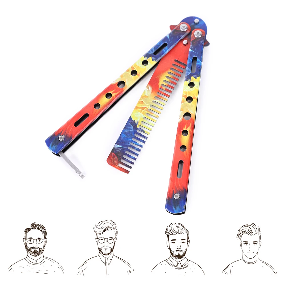 Butterfly Style Cutter Professional Salon Stainless Steel Folding Practice Training Hair Comb Styling Tools Cool
Butterfly Style Cutter Professional Salon Stainless Steel Folding Practice Training Hair Comb Styling Tools Cool
