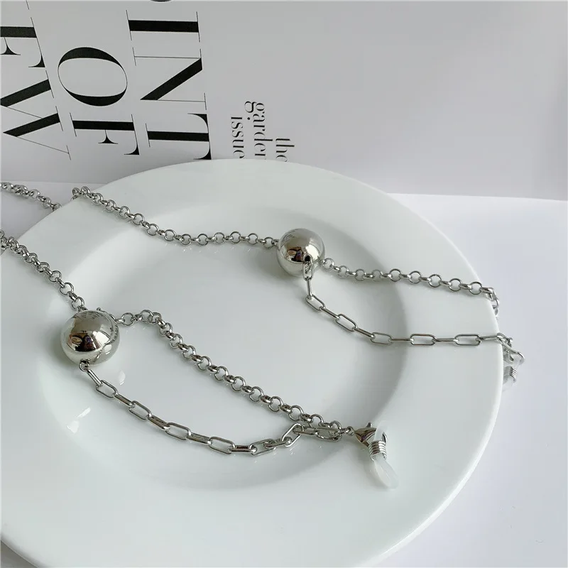 Round Bead Ball Glasses Chain Hanging Neck Chain Glasses Decoration Pendant Rope Sunglasses Chains
Round Bead Ball Glasses Chain Hanging Neck Chain Glasses Decoration Pendant Rope Sunglasses Chains