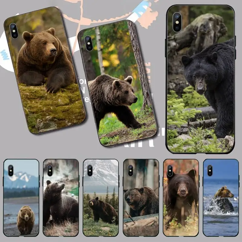 Brown Black Bear horror animal Phone Case For iphone 12 11 13 7 8 6 s plus x xs xr pro max mini
Brown Black Bear horror animal Phone Case For iphone 12 11 13 7 8 6 s plus x xs xr pro max mini