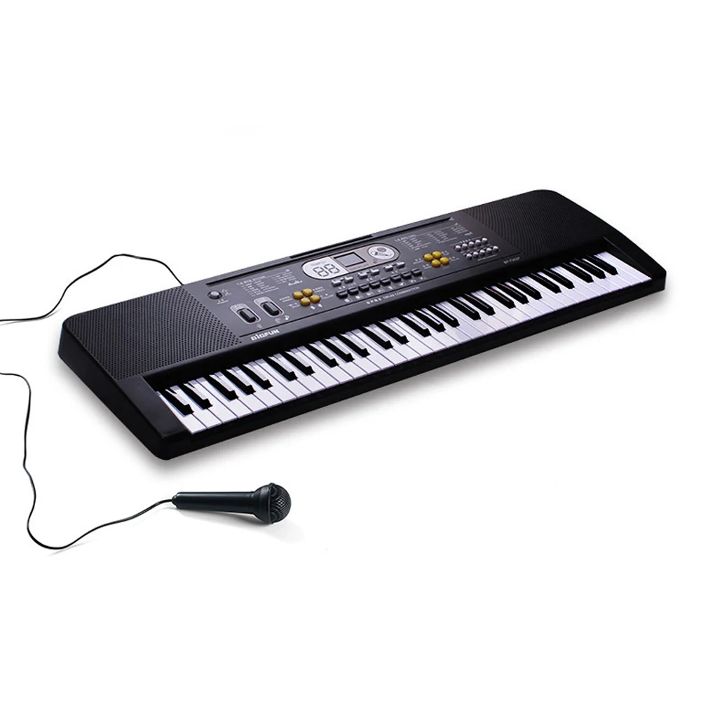 

61 клавиша Цифровая музыка электронная клавиатура детское многофункциональное электрическое пианино для начинающих