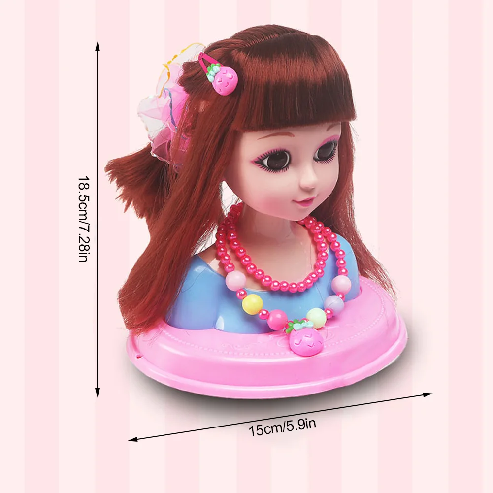 Girls Princess Styling Head Doll Children's Dressing Doll Makeup Set And Kids Princess Doll Makeup And Hairdressing Toy Set Gift
Girls Princess Styling Head Doll Children's Dressing Doll Makeup Set And Kids Princess Doll Makeup And Hairdressing Toy Set Gift
