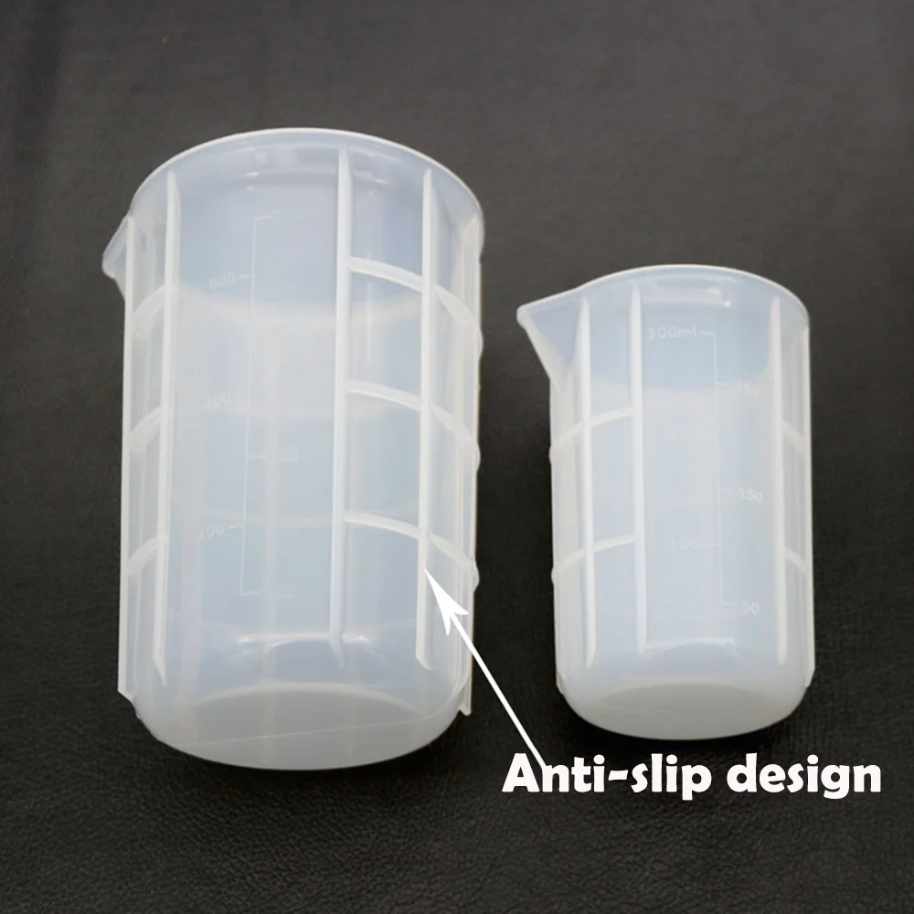 New Crystal Epoxy Silicone Measuring Cup Diy Handmade Tool With Scale Non-stick Adjusting Mixing Cups
New Crystal Epoxy Silicone Measuring Cup Diy Handmade Tool With Scale Non-stick Adjusting Mixing Cups