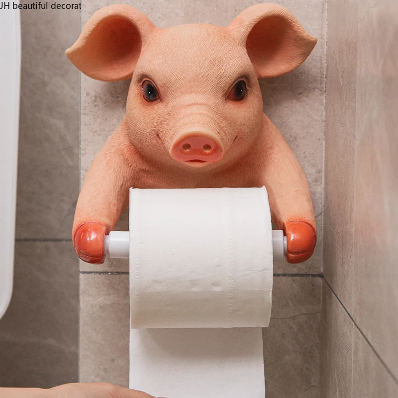 Creative Kitchen Paper Towel Holder Resin Cute Pig European Style Bathroom Toilet Roll Holder Wall-mounted Toilet Paper Box
Creative Kitchen Paper Towel Holder Resin Cute Pig European Style Bathroom Toilet Roll Holder Wall-mounted Toilet Paper Box