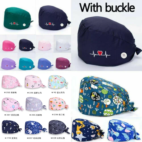 Шапка для медсестры с пуговицами или рабочими узорами, женские и мужские хлопковые обтягивающие головные уборы для длинных волос, женские ш...
Шапка для медсестры с пуговицами или рабочими узорами, женские и мужские хлопковые обтягивающие головные уборы для длинных волос, женские ш...