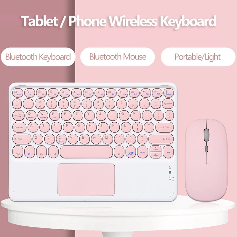 10 inch Wireless Phone Tablet Keyboard and Touchpad for iPad Air 4 Pro 11 Bluetooth-compatible Mouse for Huawei Matepad Keyboard
10 inch Wireless Phone Tablet Keyboard and Touchpad for iPad Air 4 Pro 11 Bluetooth-compatible Mouse for Huawei Matepad Keyboard