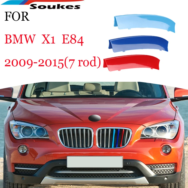 3D Car Front Grille Trim Sport Strips Stickers Styling Buckle Cover Power For BMW X1 E84 2009 2010 2011 2012 2013 2014 2015 7rod
3D Car Front Grille Trim Sport Strips Stickers Styling Buckle Cover Power For BMW X1 E84 2009 2010 2011 2012 2013 2014 2015 7rod