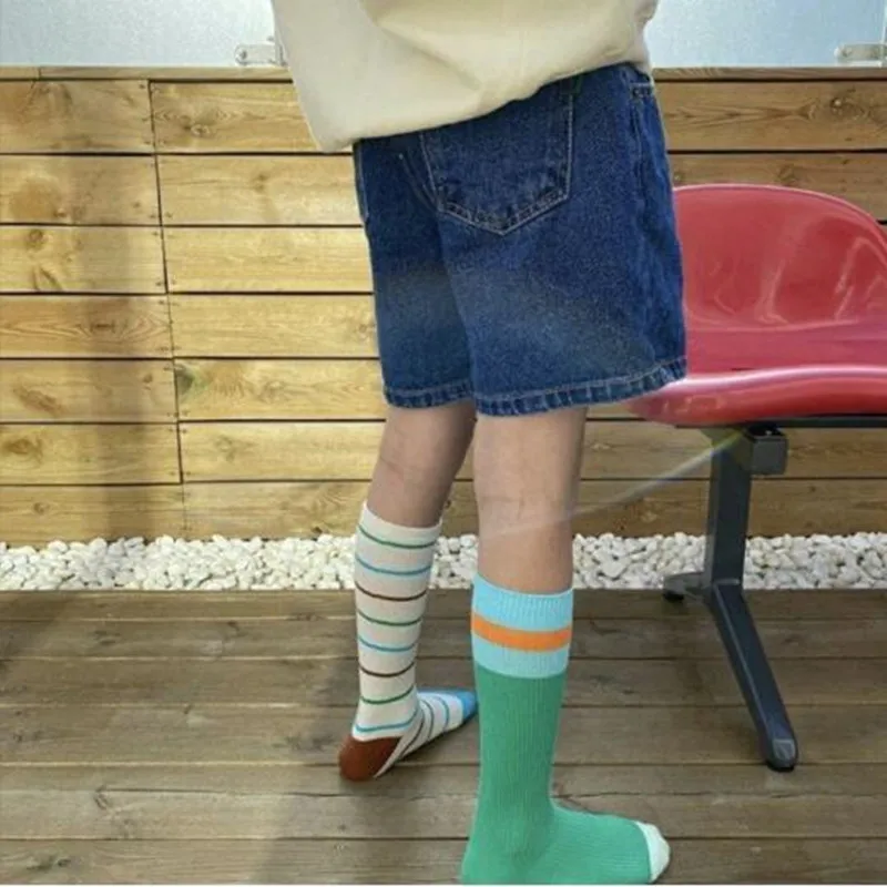 Fashion Baby Toddlers Knee High Socks for Girls Boys Children Autumn Winter Mixed Colour Striped Sock Cotton Non-slip Long Socks
Fashion Baby Toddlers Knee High Socks for Girls Boys Children Autumn Winter Mixed Colour Striped Sock Cotton Non-slip Long Socks