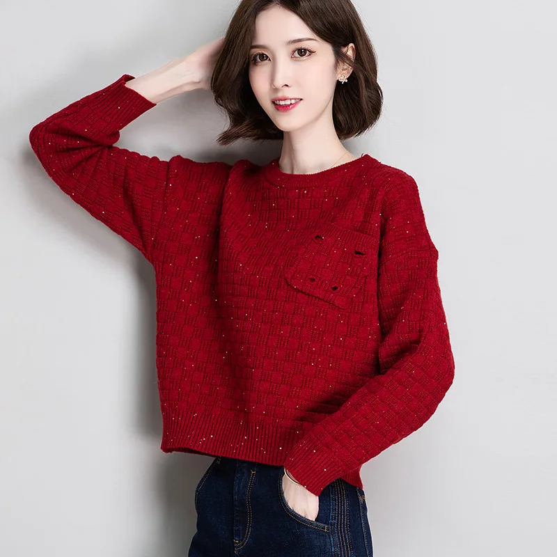 Новинка 2021, популярный стильный женский свитер с высокой талией, трикотажная рубашка
Новинка 2021, популярный стильный женский свитер с высокой талией, трикотажная рубашка