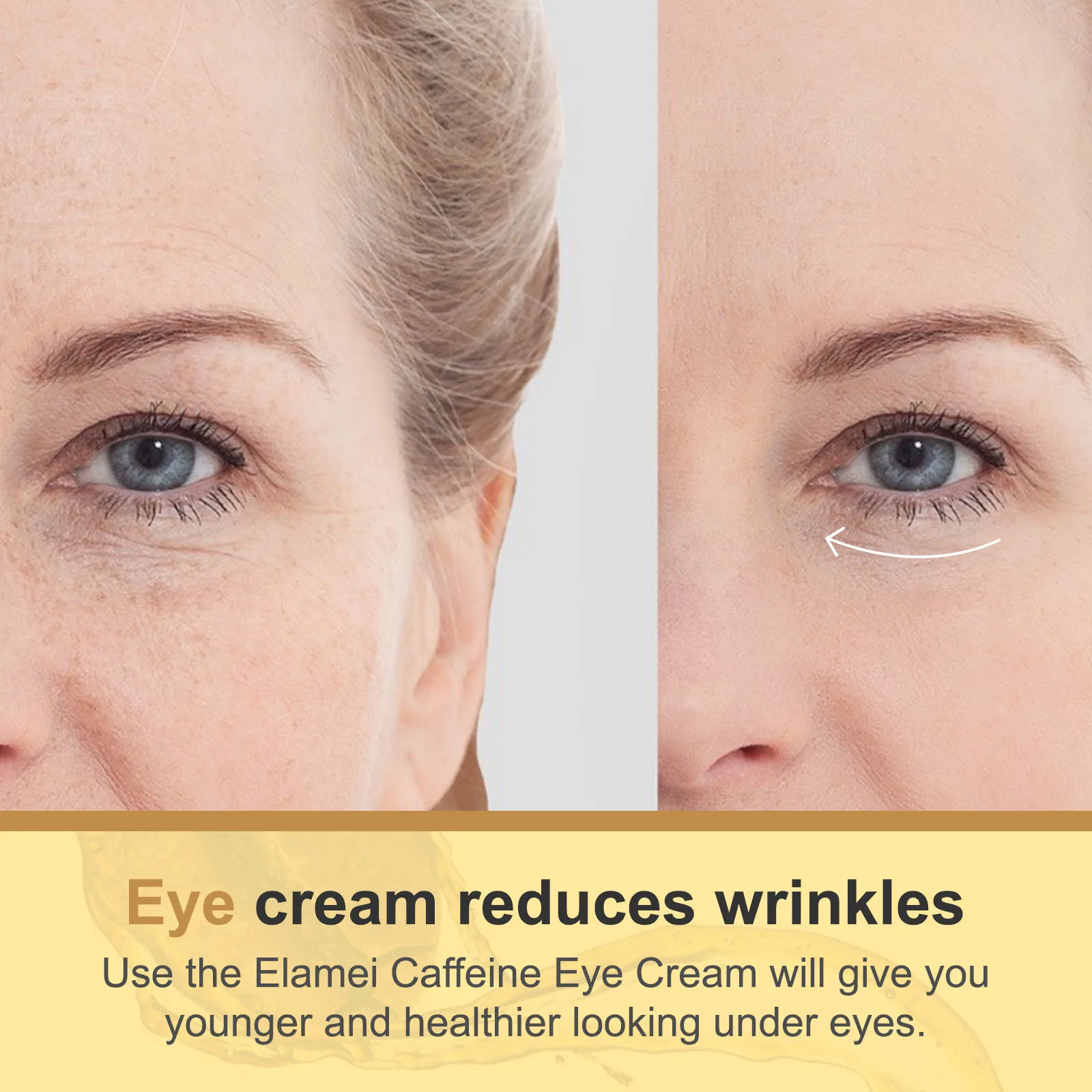 2021 woman Coffee Eye Cream Rejuvenating Eye Cream to reduce dark circles, fat particles and fine lines, lift and tighten 50ml
2021 woman Coffee Eye Cream Rejuvenating Eye Cream to reduce dark circles, fat particles and fine lines, lift and tighten 50ml