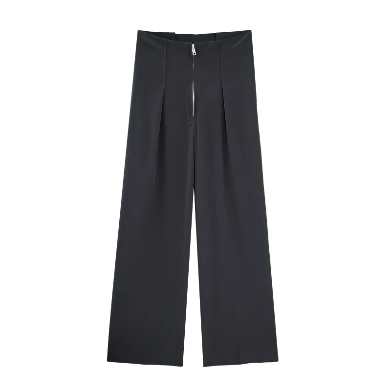 GOOHOJIO 2020 New summer autumn Wide legs Casual pants women zipper oversized ladies trousers zipper loose thin pants for women
GOOHOJIO 2020 New summer autumn Wide legs Casual pants women zipper oversized ladies trousers zipper loose thin pants for women
