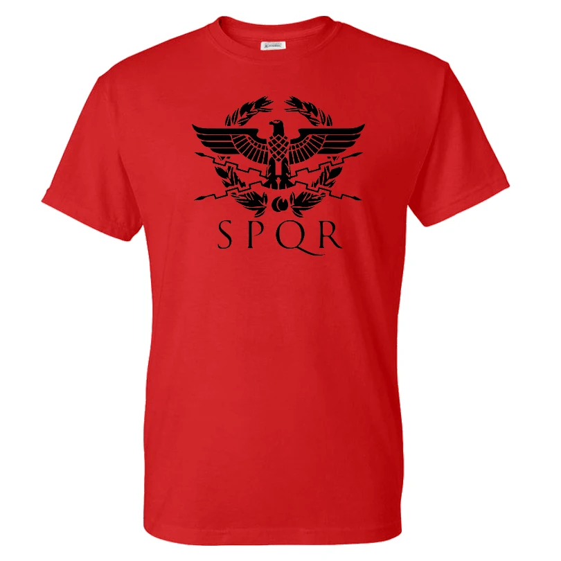 2021 New SPQR Pattern Print T-shirt Roman Gladiator Imperial Golden Eagle Men Women Retro Sport Casual T Shirt Cotton Tops
2021 New SPQR Pattern Print T-shirt Roman Gladiator Imperial Golden Eagle Men Women Retro Sport Casual T Shirt Cotton Tops
