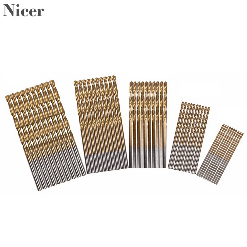 100PCS Titanium Plated Straight Shank Twist Drill Set 1-3MM High Speed Steel HSS Twist Drill Bit 1.0-3.0MM Tools Accessories
100PCS Titanium Plated Straight Shank Twist Drill Set 1-3MM High Speed Steel HSS Twist Drill Bit 1.0-3.0MM Tools Accessories