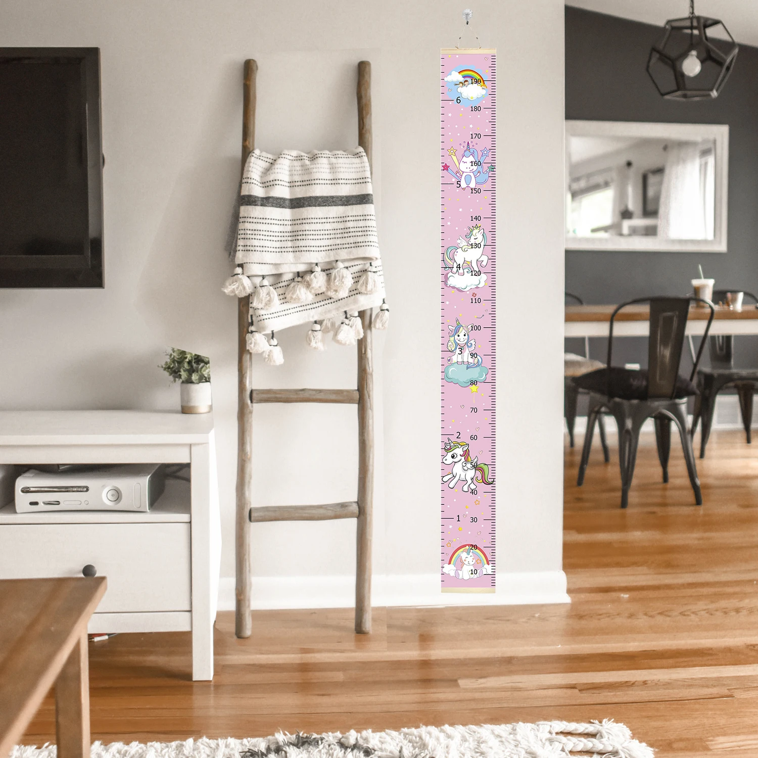 Growth Chart for Kids,Removable Height Wall Chart for Boys Girls Unicorn Animals Art Growth Chart Home Wall Decoration 79"7.9"
Growth Chart for Kids,Removable Height Wall Chart for Boys Girls Unicorn Animals Art Growth Chart Home Wall Decoration 79"7.9"