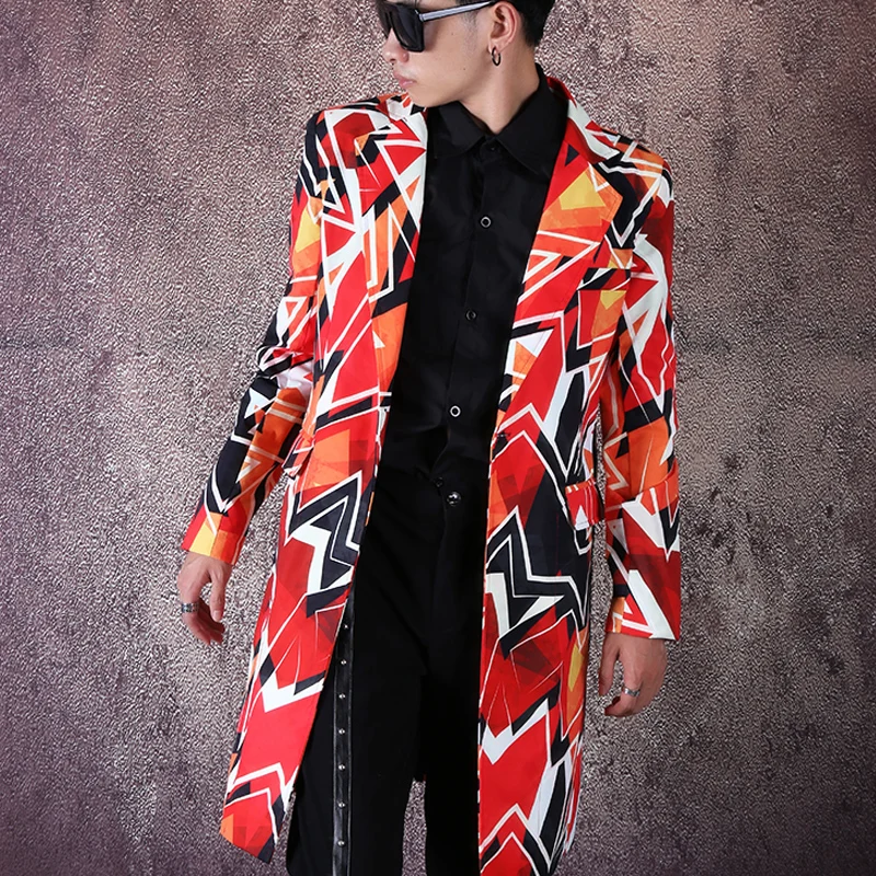 Colorful medium length printed suit slim popular logo nightclub suit autumn blazer M-5XL! Plus-size singer's costume
Colorful medium length printed suit slim popular logo nightclub suit autumn blazer M-5XL! Plus-size singer's costume
