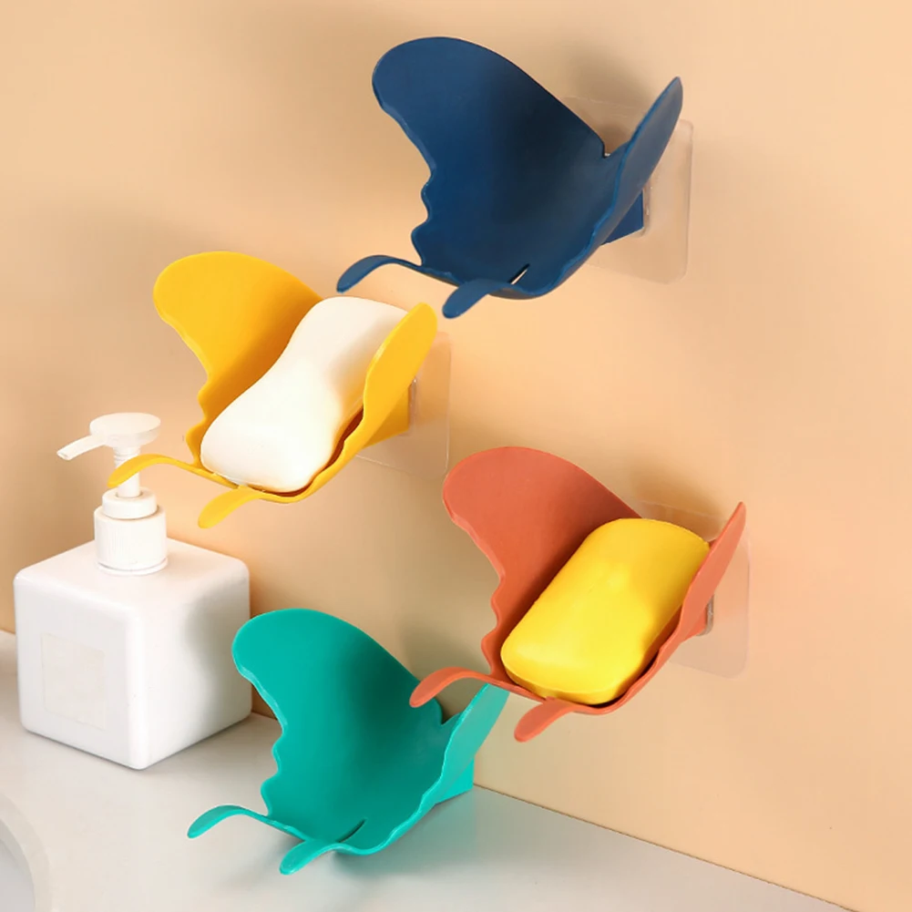 Soap Box Creative drain butterfly Wall Mounted free perforation wall-mounted soap storage rack toilet Supplies Bathroom Gadgets
Soap Box Creative drain butterfly Wall Mounted free perforation wall-mounted soap storage rack toilet Supplies Bathroom Gadgets