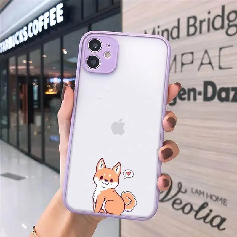 Cute cartoon animal corgi dog Phone Case Matte Transparent for iPhone 7 8 11 12 s mini pro X XS XR MAX Plus cover funda
Cute cartoon animal corgi dog Phone Case Matte Transparent for iPhone 7 8 11 12 s mini pro X XS XR MAX Plus cover funda
