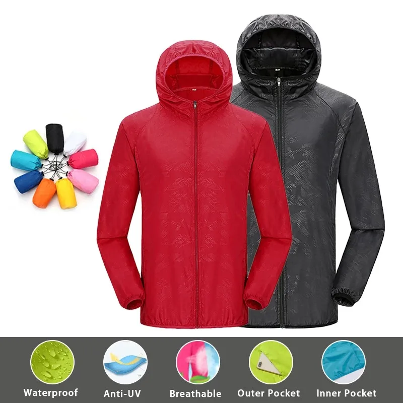 Unisex Waterproof Outdoor Sport Jacket Men Women Hiking Camping Trekking Quick Dry Windbreaker Sun-Protective Rain Coat
Unisex Waterproof Outdoor Sport Jacket Men Women Hiking Camping Trekking Quick Dry Windbreaker Sun-Protective Rain Coat