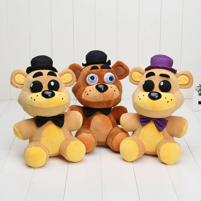 25cm FNAF Plush Toys Nightmare Fredbear Golden Freddy Fazbear Stuffed Toys Doll LLovely Plush Children's Holiday Birthday Gift
25cm FNAF Plush Toys Nightmare Fredbear Golden Freddy Fazbear Stuffed Toys Doll LLovely Plush Children's Holiday Birthday Gift