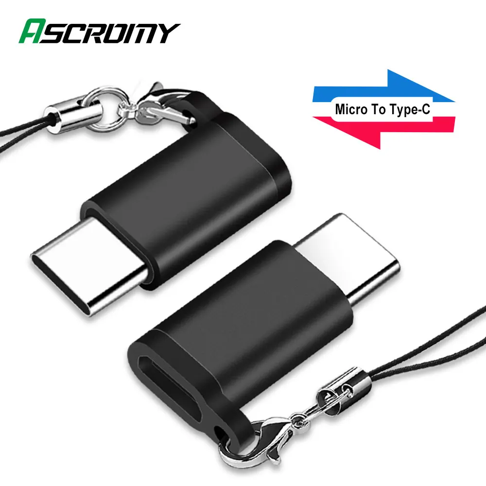 Переходник с Micro USB на Type C для Xiaomi Mi 10 Redmi Note 8 Pro Mi10 Huawei Oneplus 7 One Plus 7T Samsung C|Переходники
