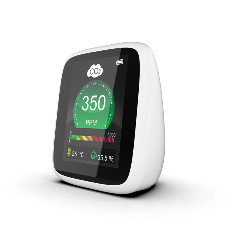 CO2 Meter Air Quality Monitor Temperature Humidity Detecting Tool Desktop Multipurpose Detection Tool
CO2 Meter Air Quality Monitor Temperature Humidity Detecting Tool Desktop Multipurpose Detection Tool