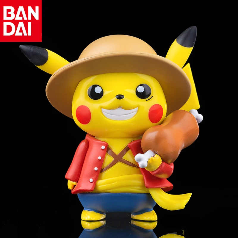 Bandai 10cm Pokemon Pikachu cos ONE PIECE Monkey D. Luffy figure model car decoration doll gift Unisex movies and tv japan
Bandai 10cm Pokemon Pikachu cos ONE PIECE Monkey D. Luffy figure model car decoration doll gift Unisex movies and tv japan