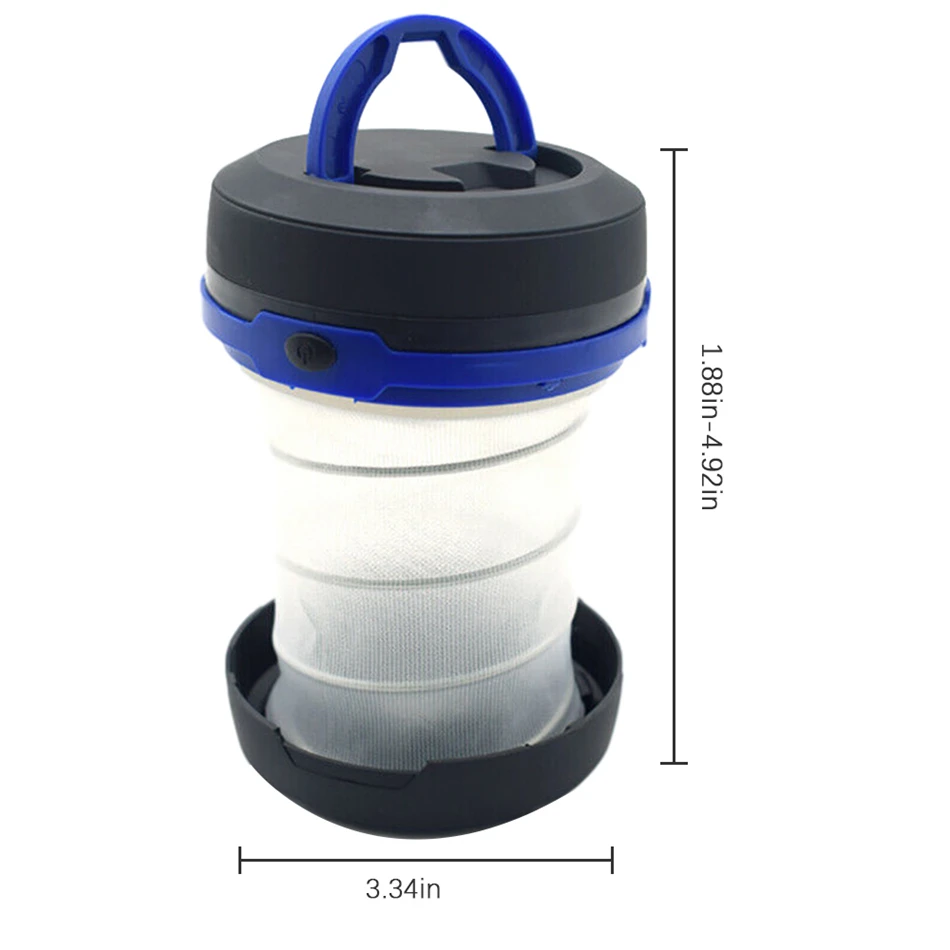 Portable Camping Lantern USB LED Hiking Night Light Lamp Collapsable Flashlight ABS Last to 20 Hours Use 3 AA Battery
Portable Camping Lantern USB LED Hiking Night Light Lamp Collapsable Flashlight ABS Last to 20 Hours Use 3 AA Battery