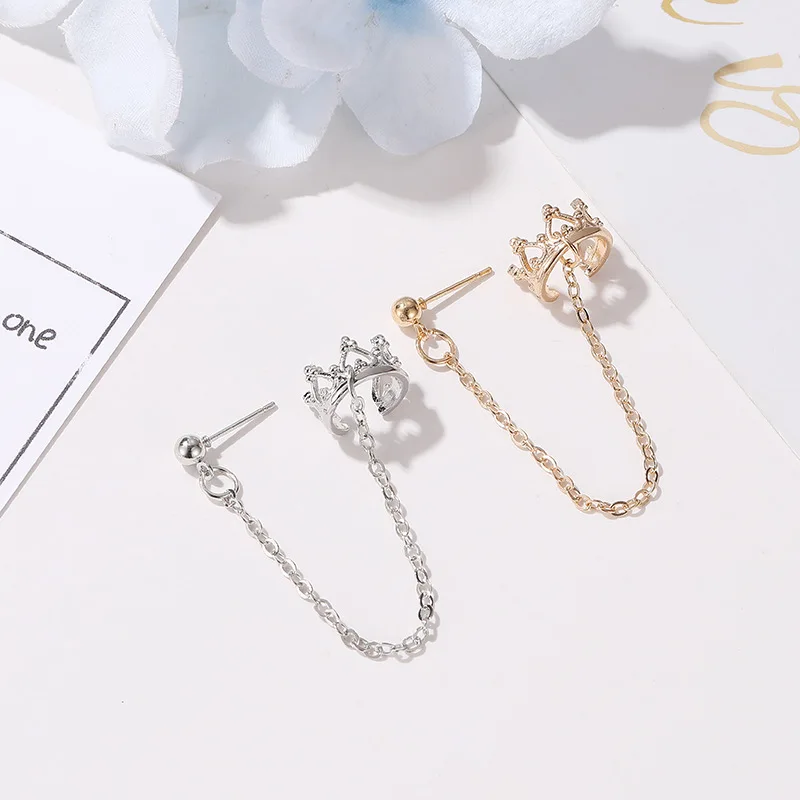 GorGor Clip Earrings Women Fashion Statement Crown U-shaped Love Heart Hollow Tassel Long Creative Valentines Day Gift 19041865 
GorGor Clip Earrings Women Fashion Statement Crown U-shaped Love Heart Hollow Tassel Long Creative Valentines Day Gift 19041865
