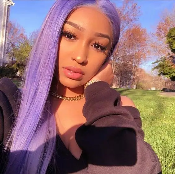 Light Purple 13x5 Lace Front Wigs Straight Brazilian Virgin Human Hair 180 Density
Light Purple 13x5 Lace Front Wigs Straight Brazilian Virgin Human Hair 180 Density