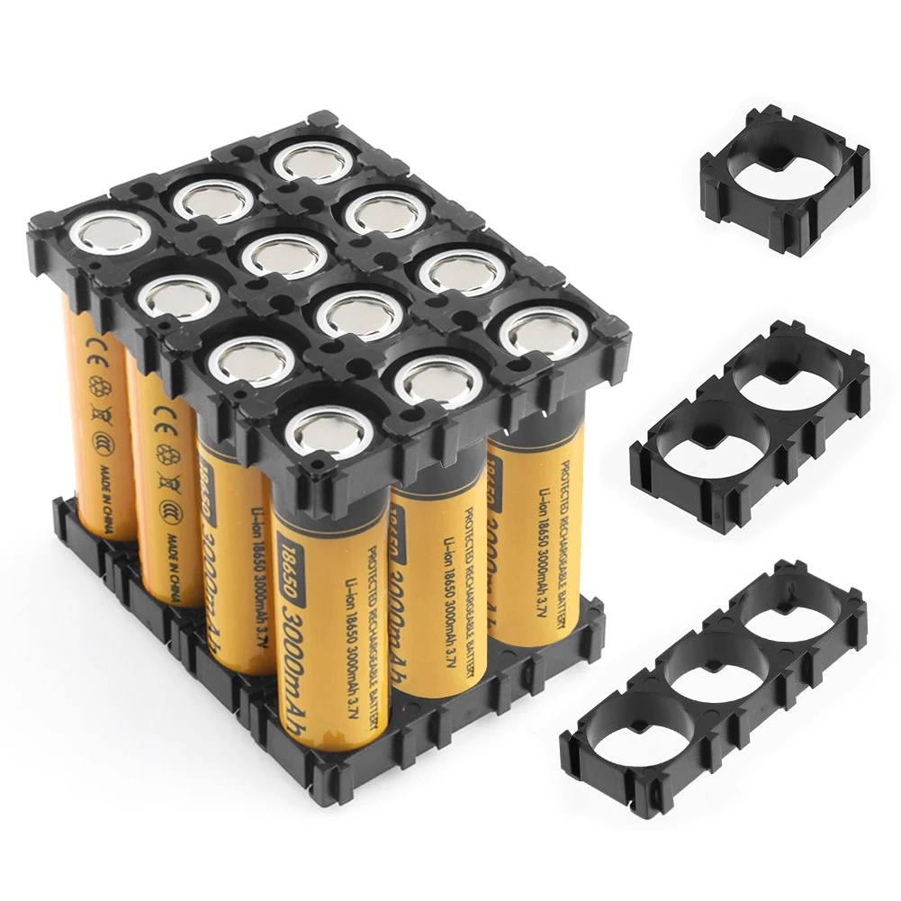 20pcs/lot Plastic 18650 Battery Holder Bracket Cylindrical 18650 Case Cell Holder Safety Anti Vibration Li-ion Battery Holder
20pcs/lot Plastic 18650 Battery Holder Bracket Cylindrical 18650 Case Cell Holder Safety Anti Vibration Li-ion Battery Holder