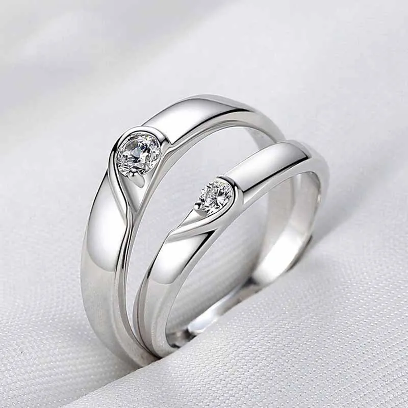 New Couple Ring For Lovers Heart-Shaped Modeling Adjustable Opening Copper Rings For Women Men Party Gifts Accessories
New Couple Ring For Lovers Heart-Shaped Modeling Adjustable Opening Copper Rings For Women Men Party Gifts Accessories